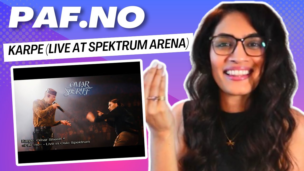 PAF.no Live from Oslo Spektrum Arena August 2022 (@karpe) REACTION! || Omar Sheriff