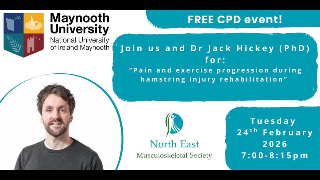Pain and Exercise Progression in Hamstring Injury Rehabilition with Dr Jack Hickey