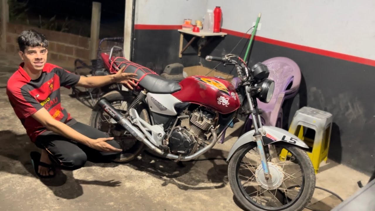 Como colocar o bacalhau da 160 na titan 2000🔥🚀