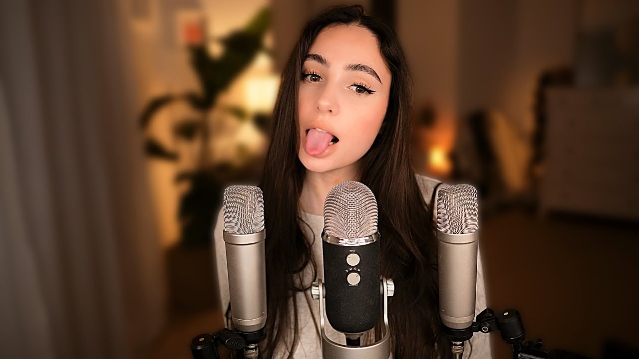 ASMR 2h wet Mouth Sounds 👄 with 3 Mics 🎙️🫨 NO TALKING 🤫 EXTREMELY RELAXING 💆‍♀️