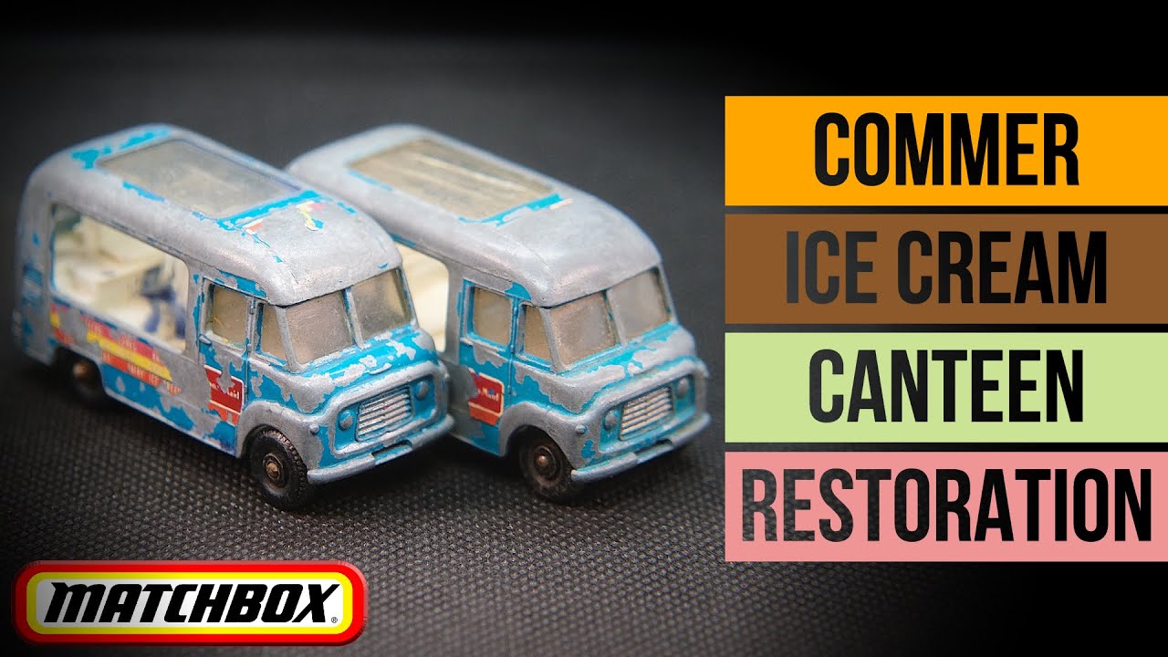 MATCHBOX restoration: 47B Commer Ice Cream Canteen Van