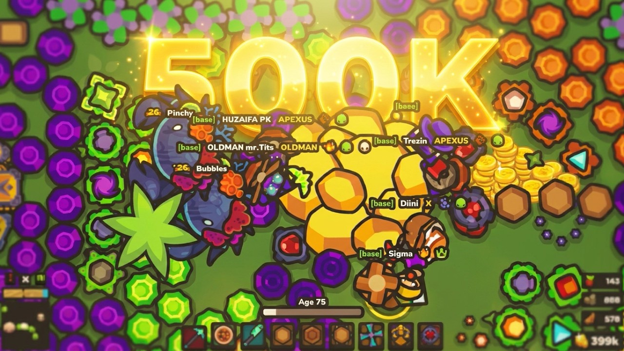 High score at big gold mega base 500k