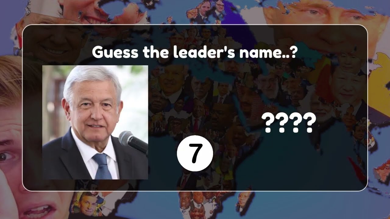 Guess the World leader quiz