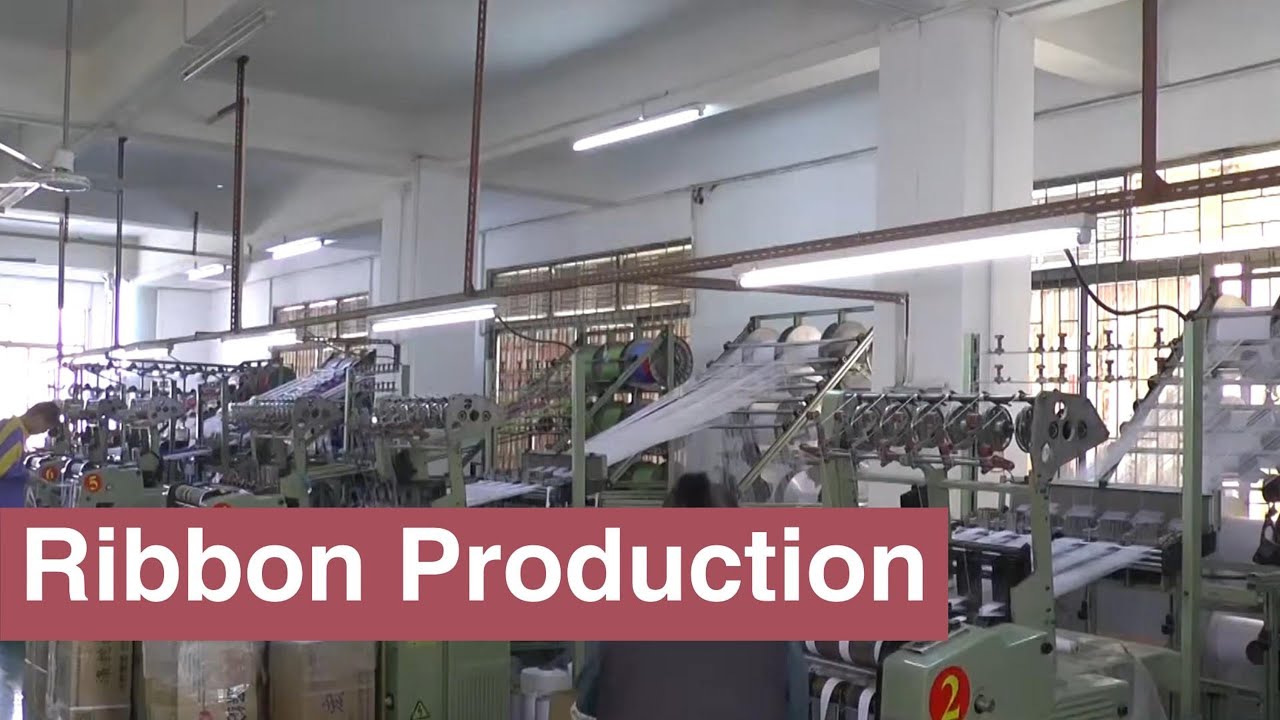 Custom Medals Manufacturing Process - Ribbon Production