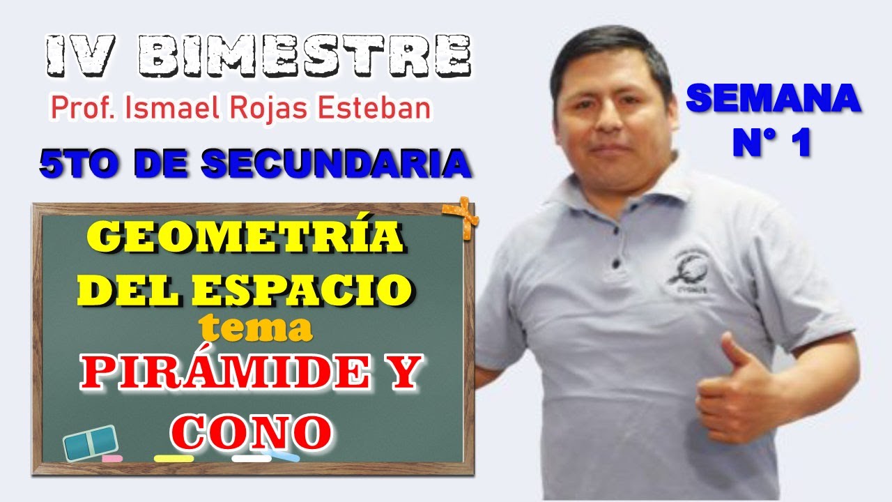 PIRÁMIDE Y CONO 5TO DE SECUNDARIA - PAMER
