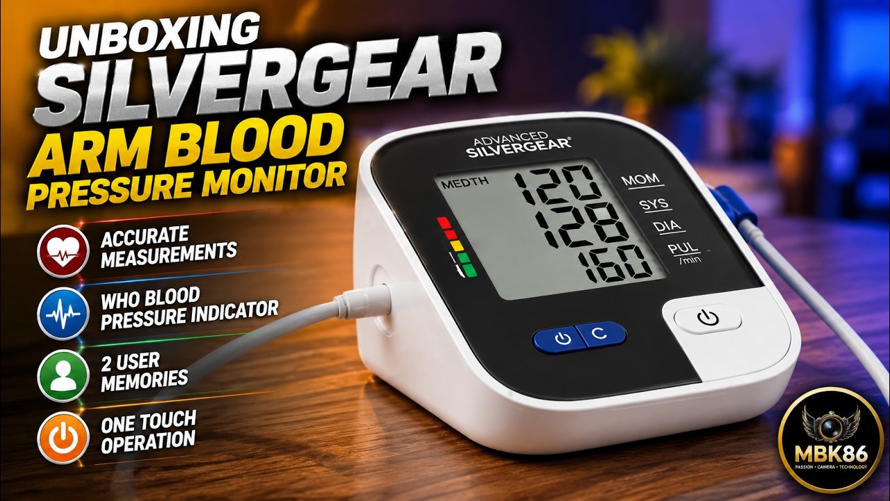 Unboxing SILVERGEAR Arm Blood Pressure Monitor