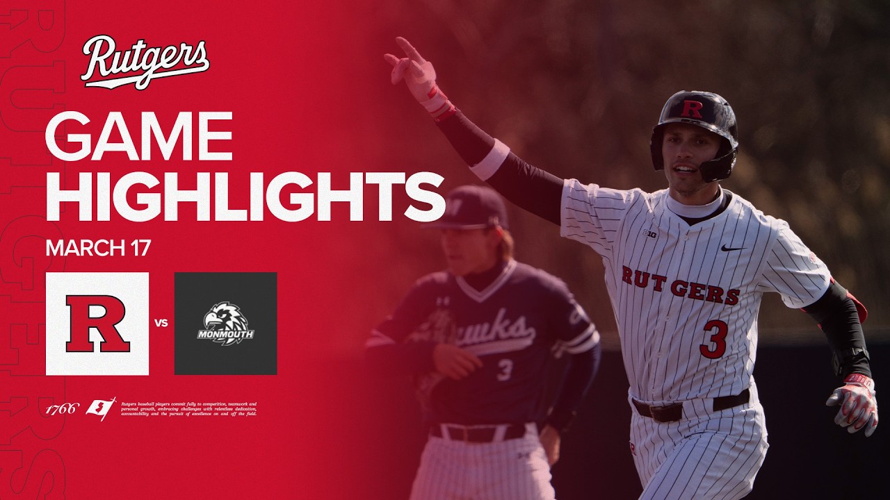 Rutgers Baseball vs. Monmouth Highlights | 3/17/2026