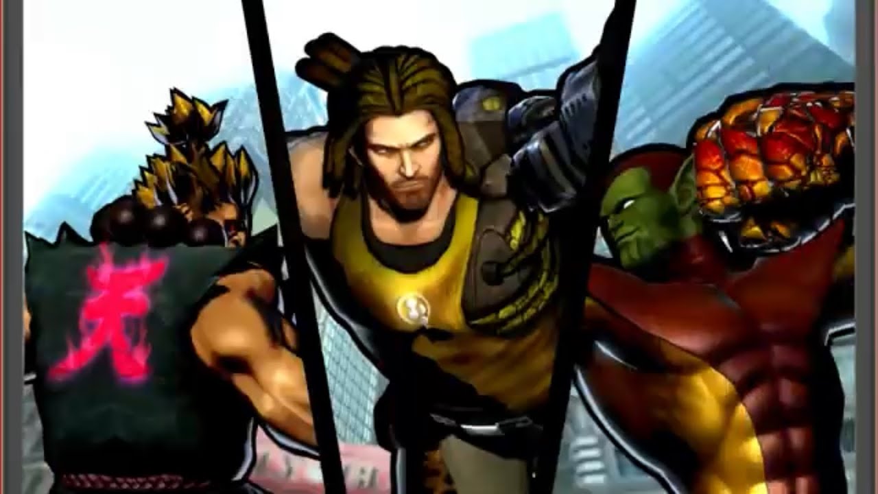 Полное прохождение аркадной версии Marvel vs Capcom 3: Спенсер, Акума и Супер Скрулл.