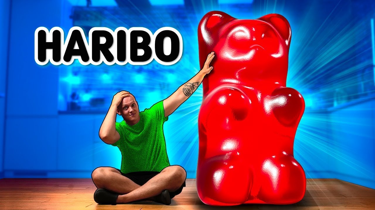 HARIBO Osito de Goma Gigante | Cómo hacer el HARIBO Osito de Goma de bricolaje más grande del mundo
