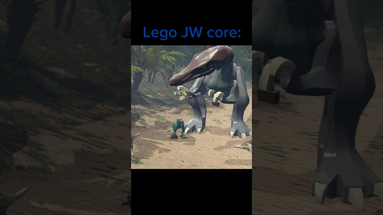 Lego humour is the best (part 2) #legojurassicworld  #jurassicworld