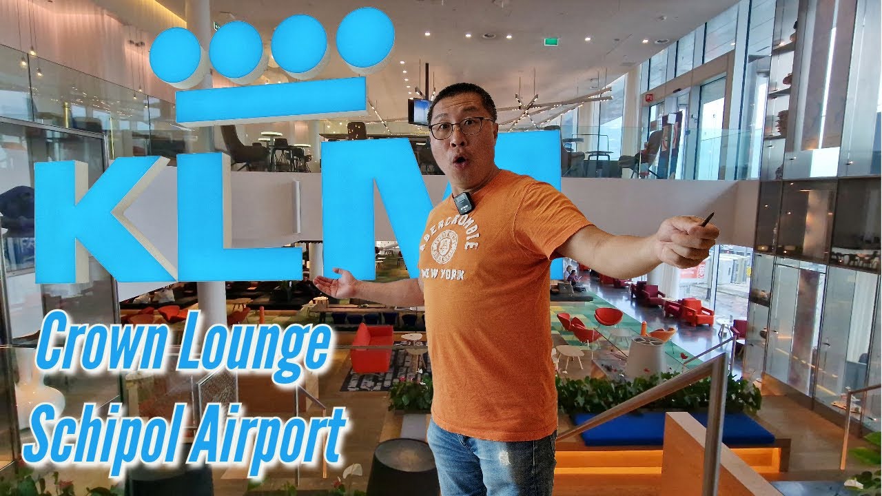 KLM Crown Lounge Tour & Review - Stylish Lounge, BUT ...