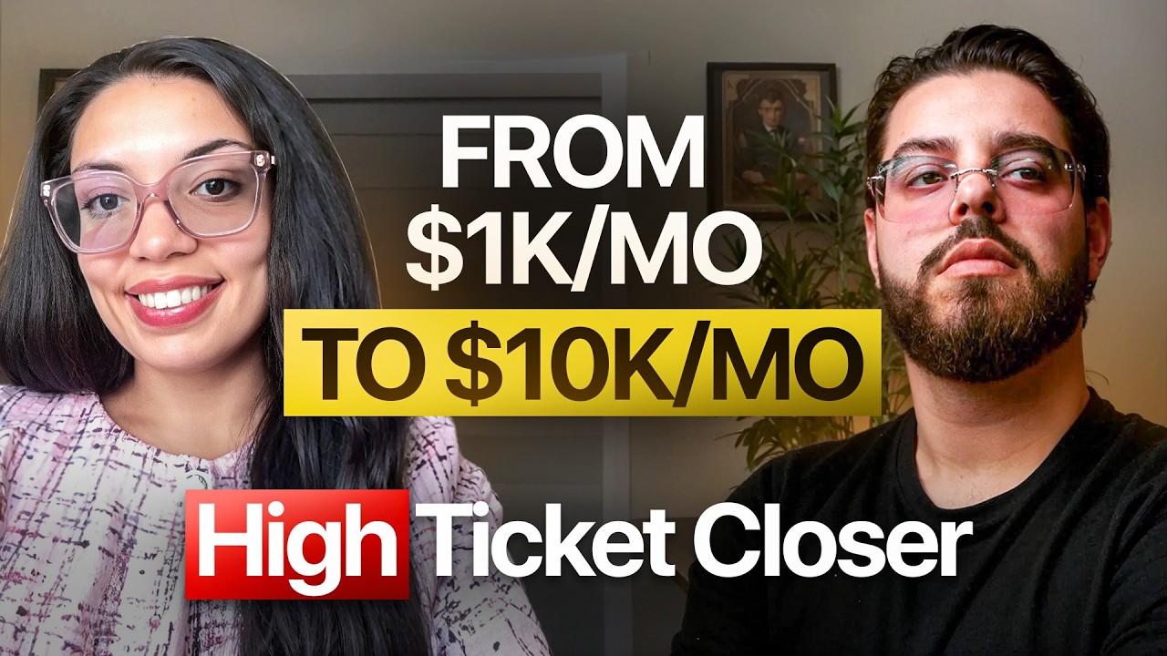 She went from $1k/mo to $10k/mo as a High Ticket Closer | CASE STUDY