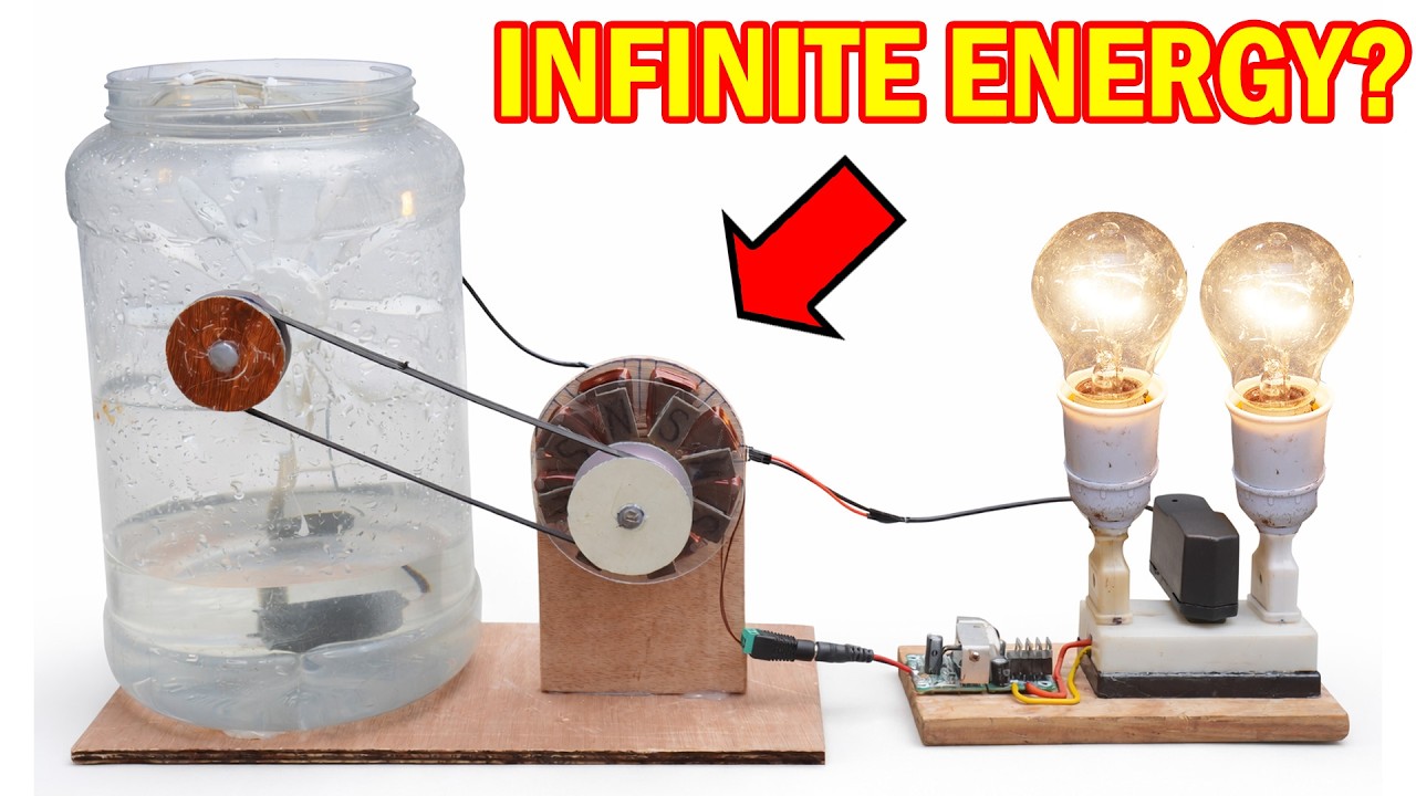 I Built a Powerful Water Turbine Generator That Amazed the World