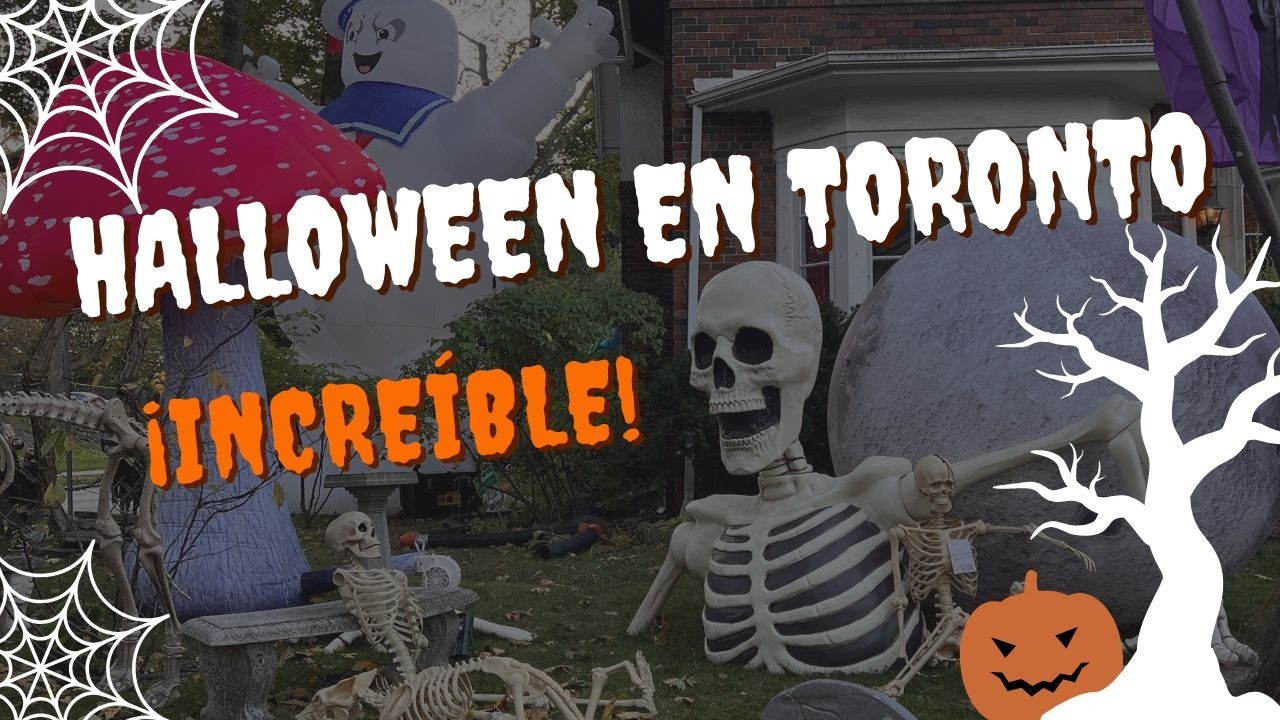 🇨🇦 Las casas más increíbles de Halloween en Toronto | Decoraciones épicas que tienes que ver 👻