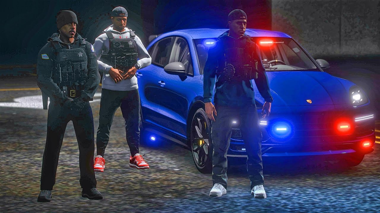 Playing GTA 5 As A POLICE OFFICER Gang Unit Patrol|  GTA 5 Lspdfr Mod| 4K