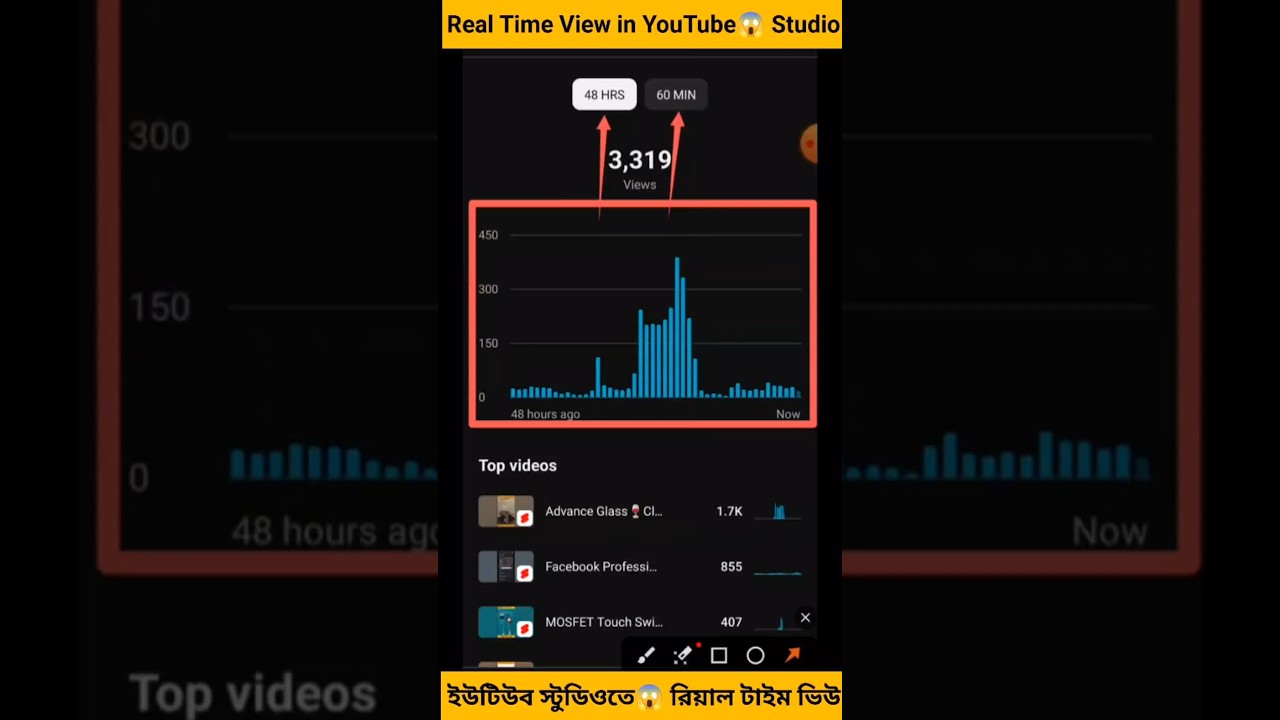 Real Time View In YouTube 😱 | Real Time Watch Hours YouTube  #shorts #viral  #youtubeshorts #short