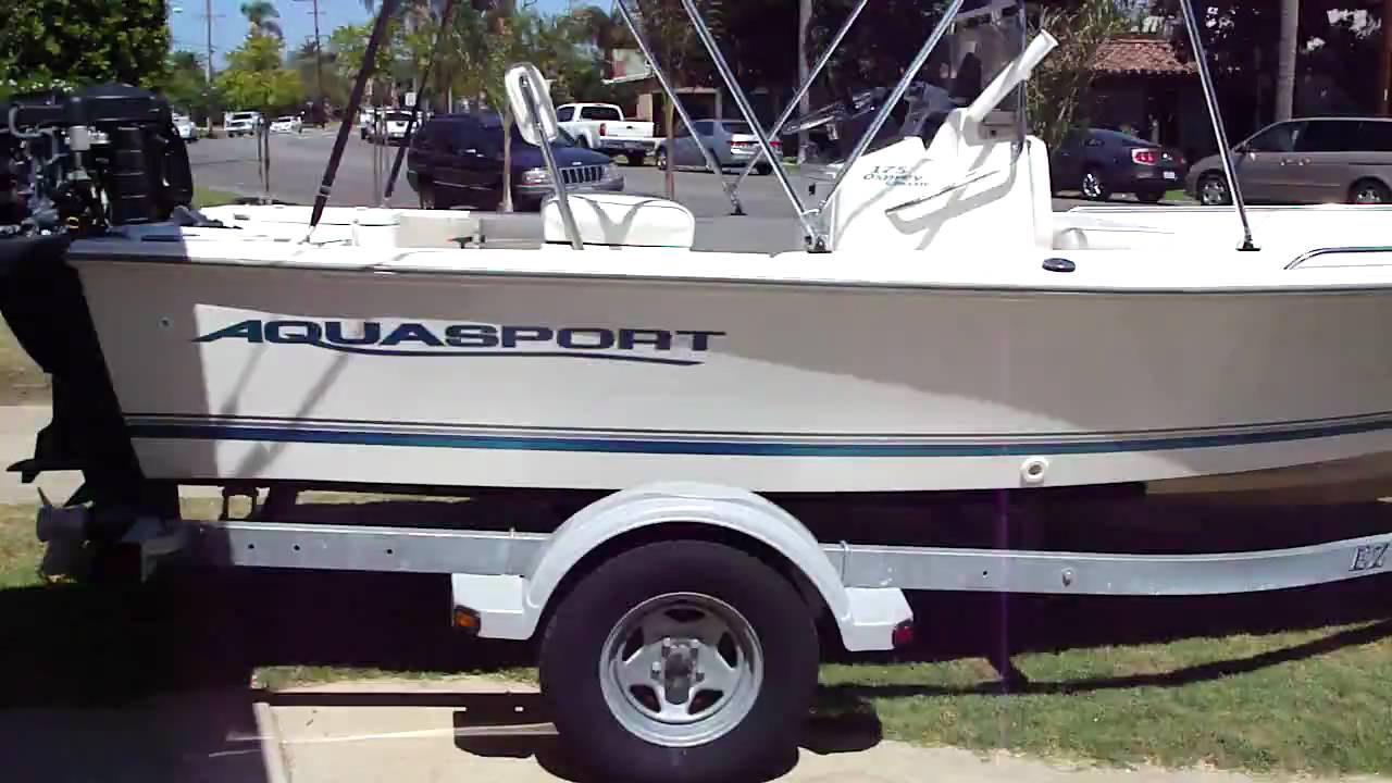 17' aquasport center console