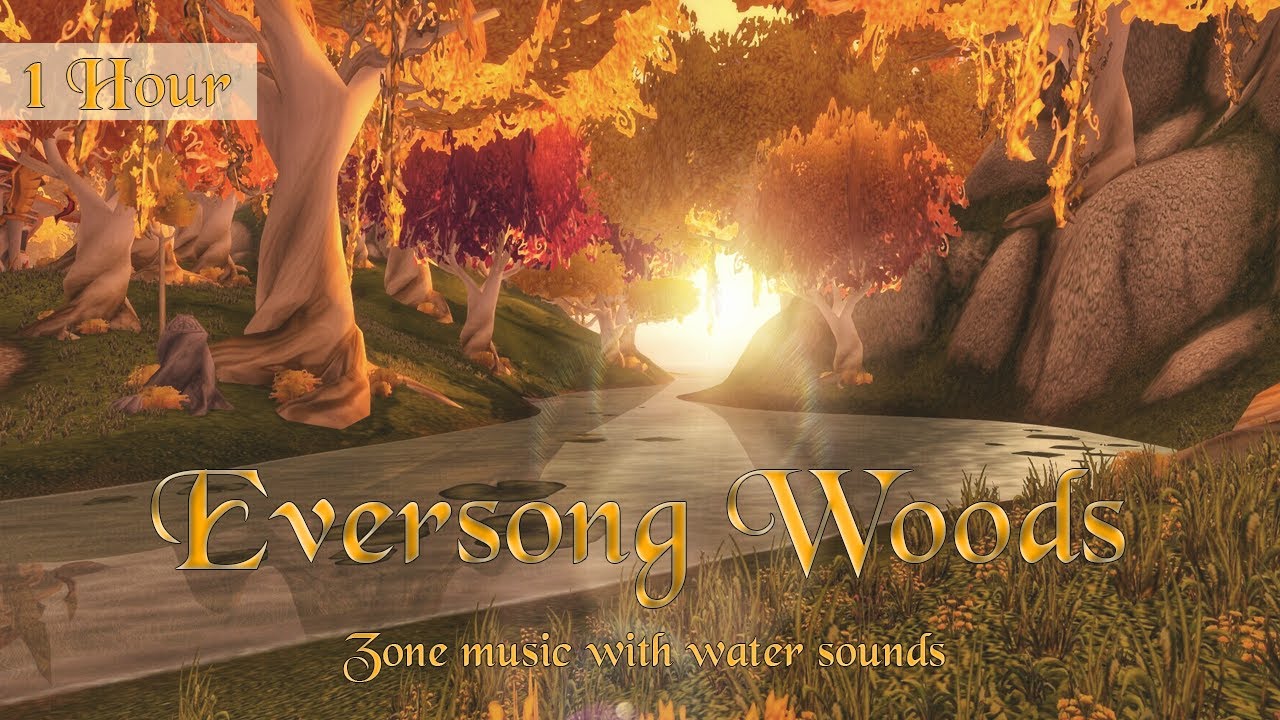 Eversong Woods Music & Water Ambience (1 hour, World of Warcraft) for Relaxing, Sleep, Meditation
