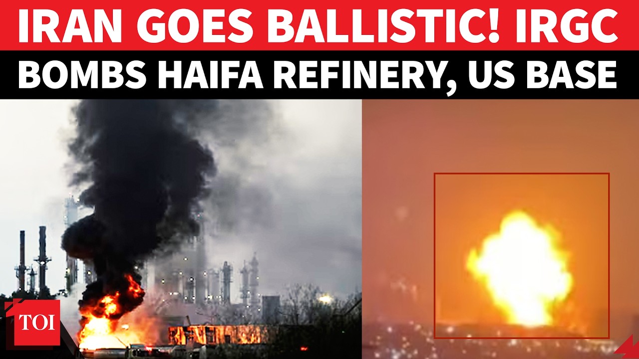 Iran Revenge Fury: IRGC Bombards Israeli Petrol & Gas Hub, American Base With Drones