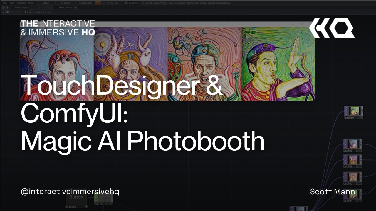 TouchDesigner & ComfyUI: Magic AI Photobooth - TouchDesigner Tutorial 190