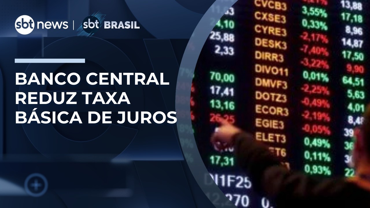 Selic cai para 14,75% ao ano, a primeira redu&ccedil;&atilde;o desde 2024 | #SBTBrasil
