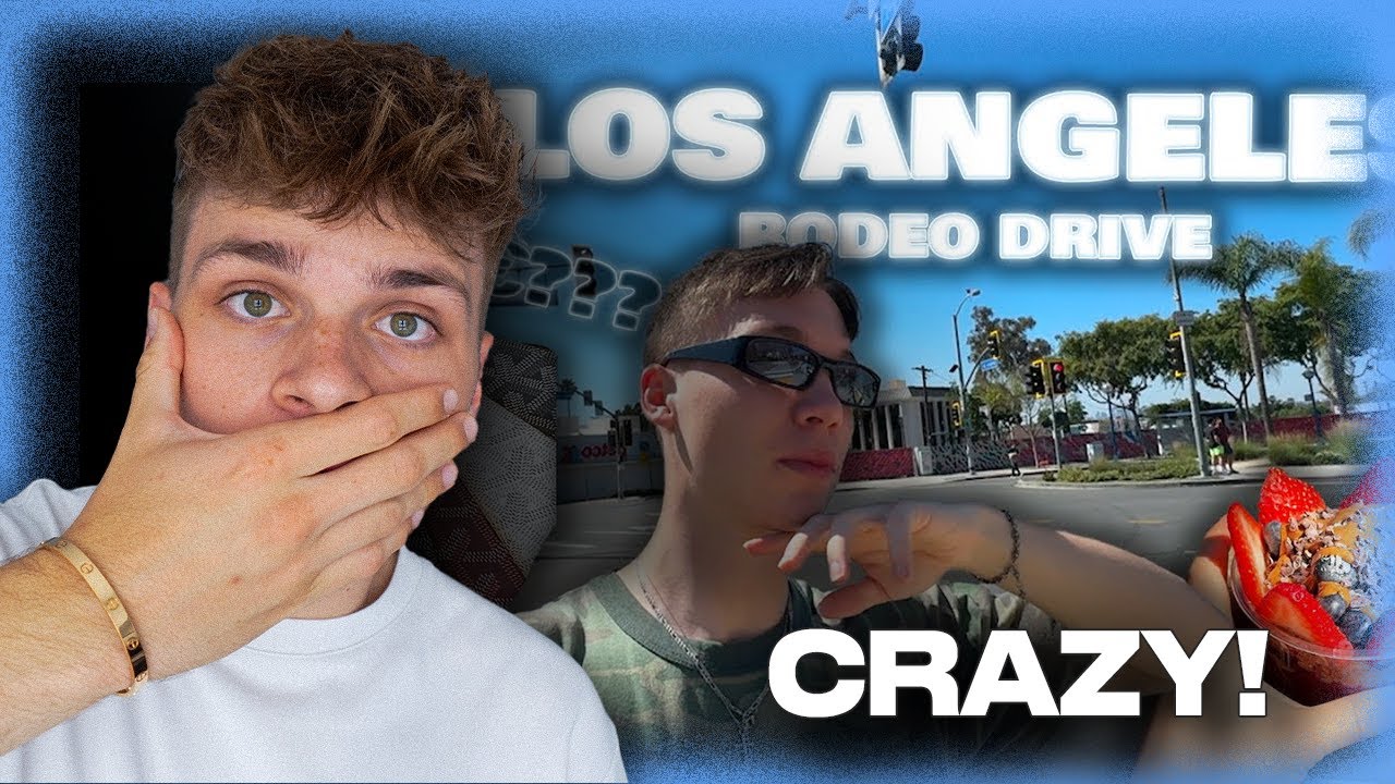 ER IST NACH LA GEZOGEN?😳 Rodeo Drive Shopping Vlog Reaction🛍️ | Jan
