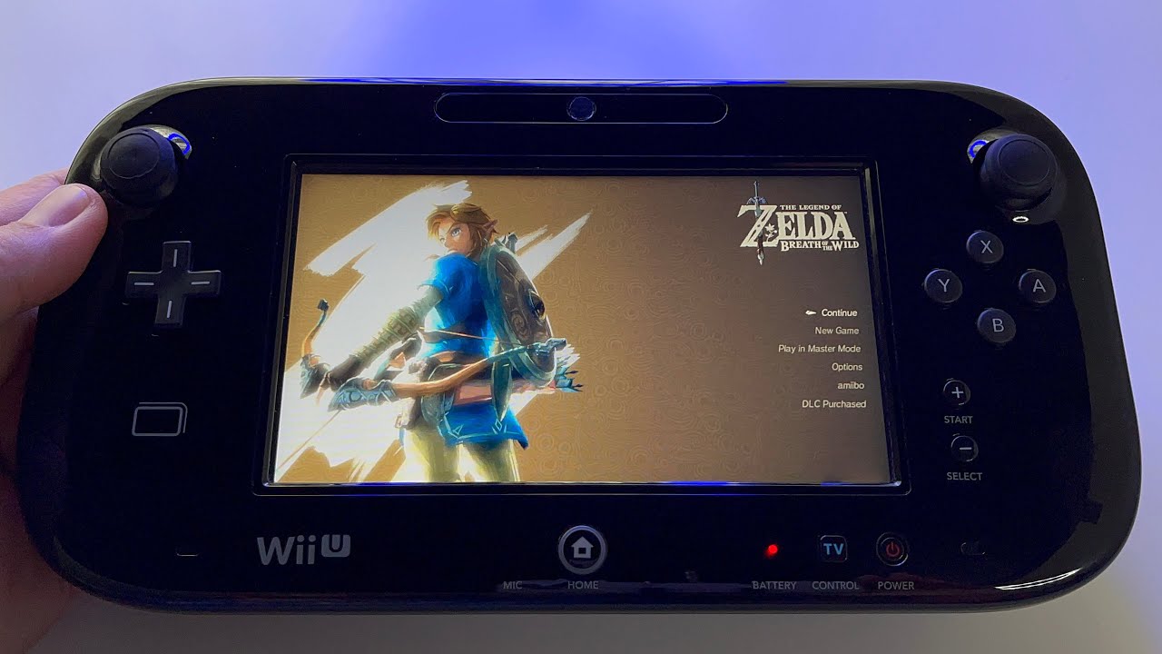 The Legend of Zelda - Breath of the wild (1) | Nintendo Wii U handheld gameplay