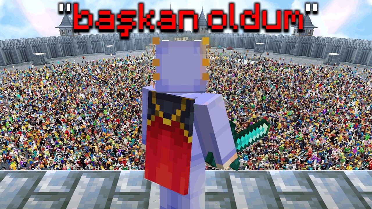 FAKİRLERE Özel Minecraft Sunucusunda BAŞKAN OLDUM