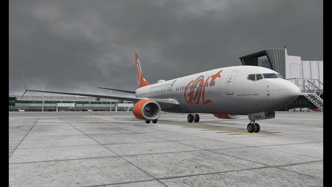[XPLANE 11] Pouso em Guarulhos Boeing 737-800 Gol