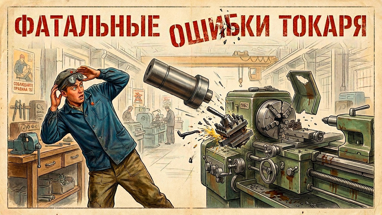 ТОП ошибок начинающего токаря! И опытных мастеров тоже!