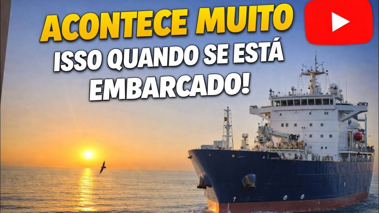 ACONTECE MUITO ISSO,QUANDO SE ESTÁ EMBARCADO.🚢🔱