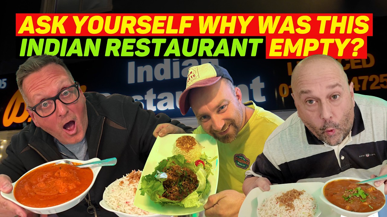 ASK YOURSELF WHY this INDIAN RESTAURANT we ATE at was EMPTY but the ONE NEXTDOOR was PACKED?