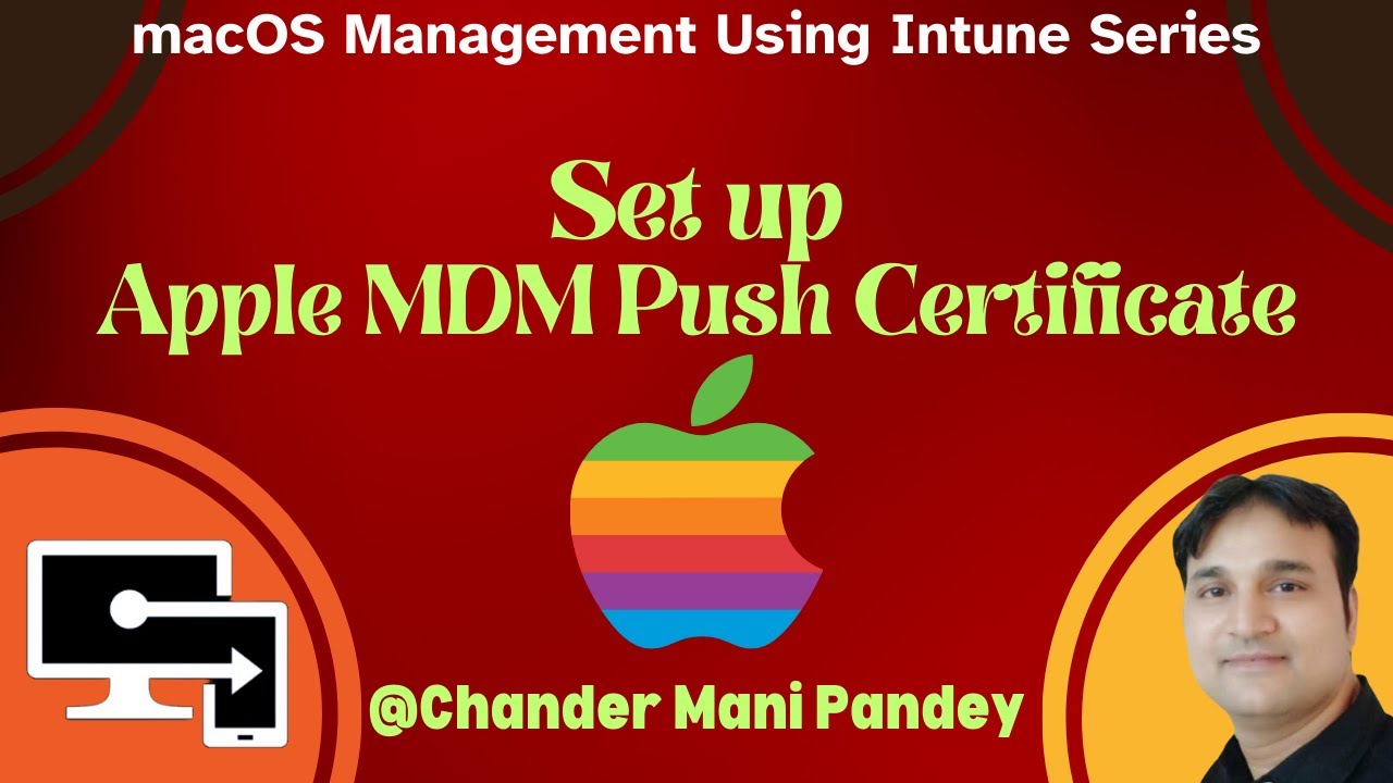 Apple MDM Push Certificate in Microsoft Intune | Configure Apple Push Notification Certificate