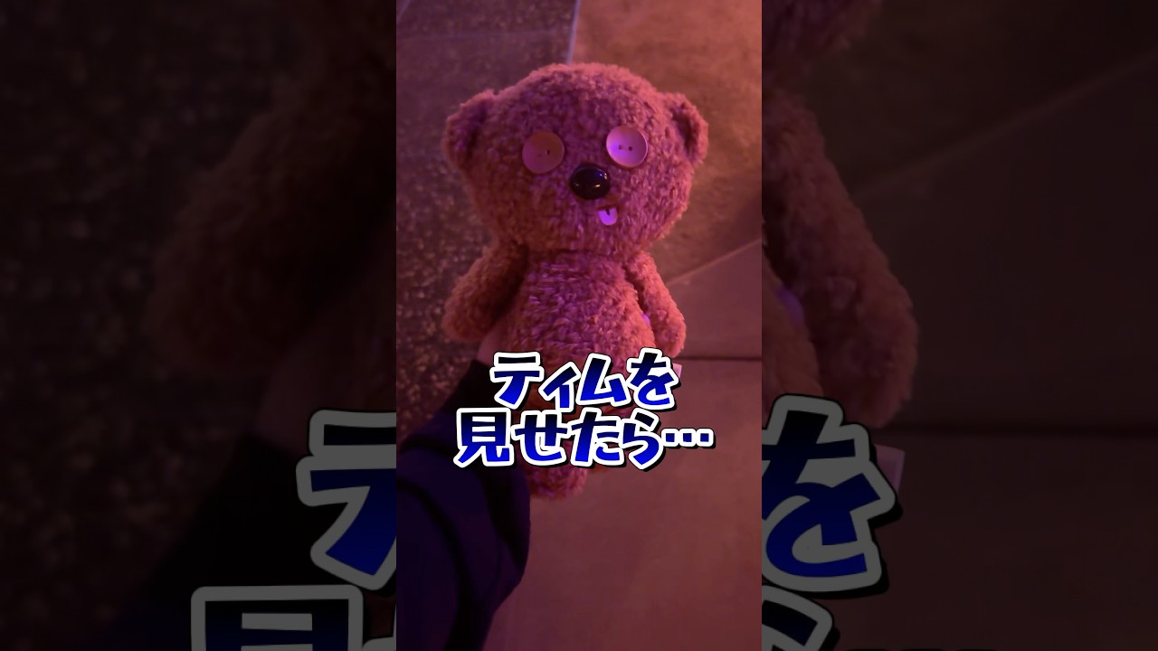 【ユニバハロウィン】ゾンビにハミクマじゃなくてティムを見せた反応が&hellip; #USJ #USJハロウィン #ホラーナイト2024 #shorts