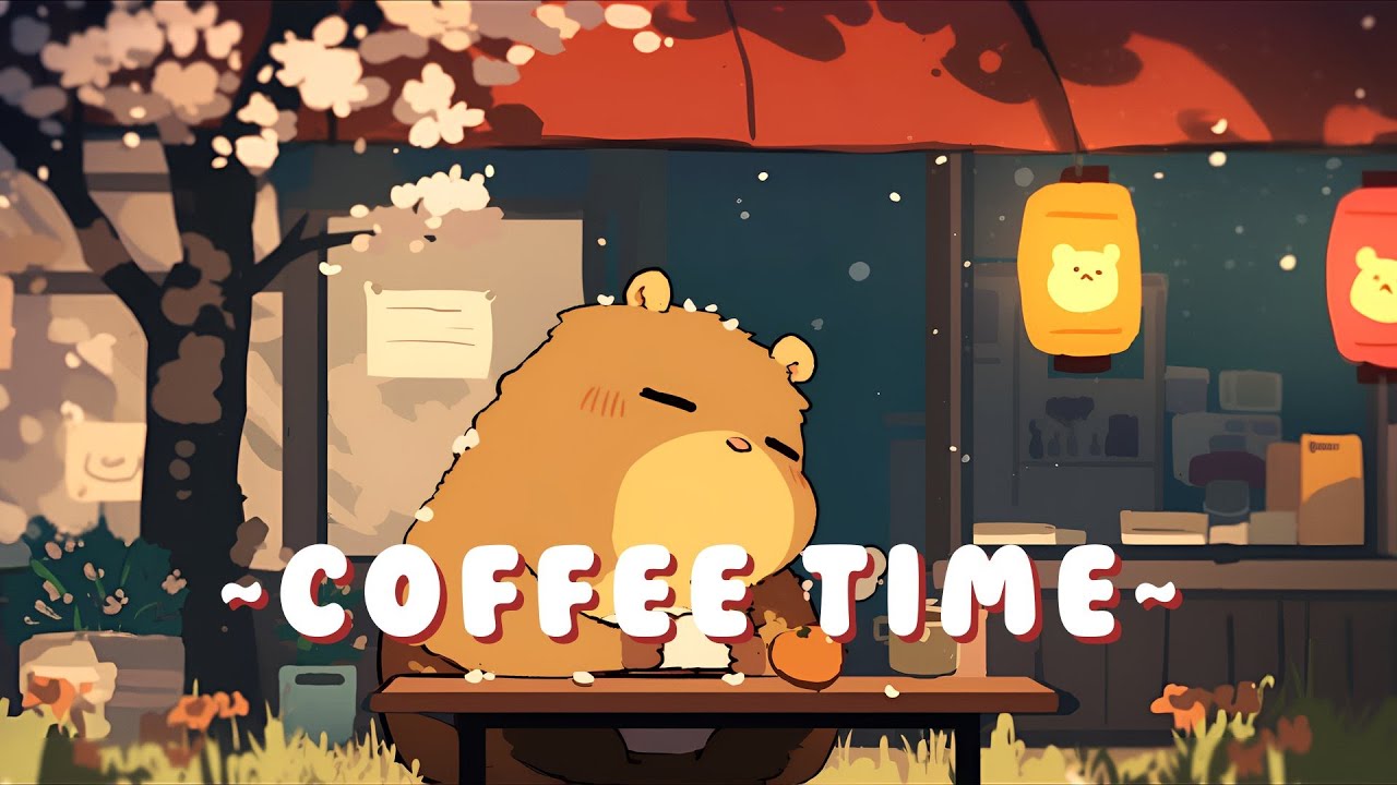 Capybara Music Channel - Cozy Japanese Lofi Mix ~ Calm Energy ~ 🦫 🎵 🌙 | Sleep Aid