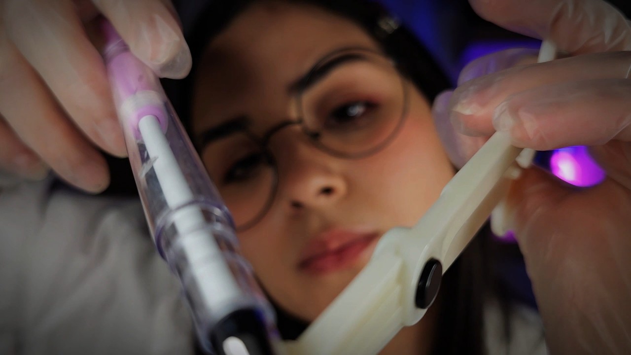 ASMR BOTOX E PREENCHIMENTO LABIAL💆🏻‍♀️✨️Roleplay Realista