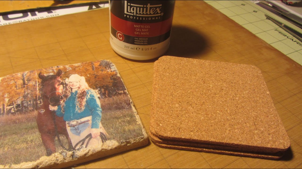 Photo Image Transfer to Tile Liquitex Craft Tutorial