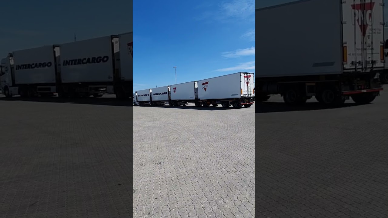 TEST with Long truck continues 😱 #shorts #shortsvideo #shortsyoutube #trucker #povtruck #longtruck