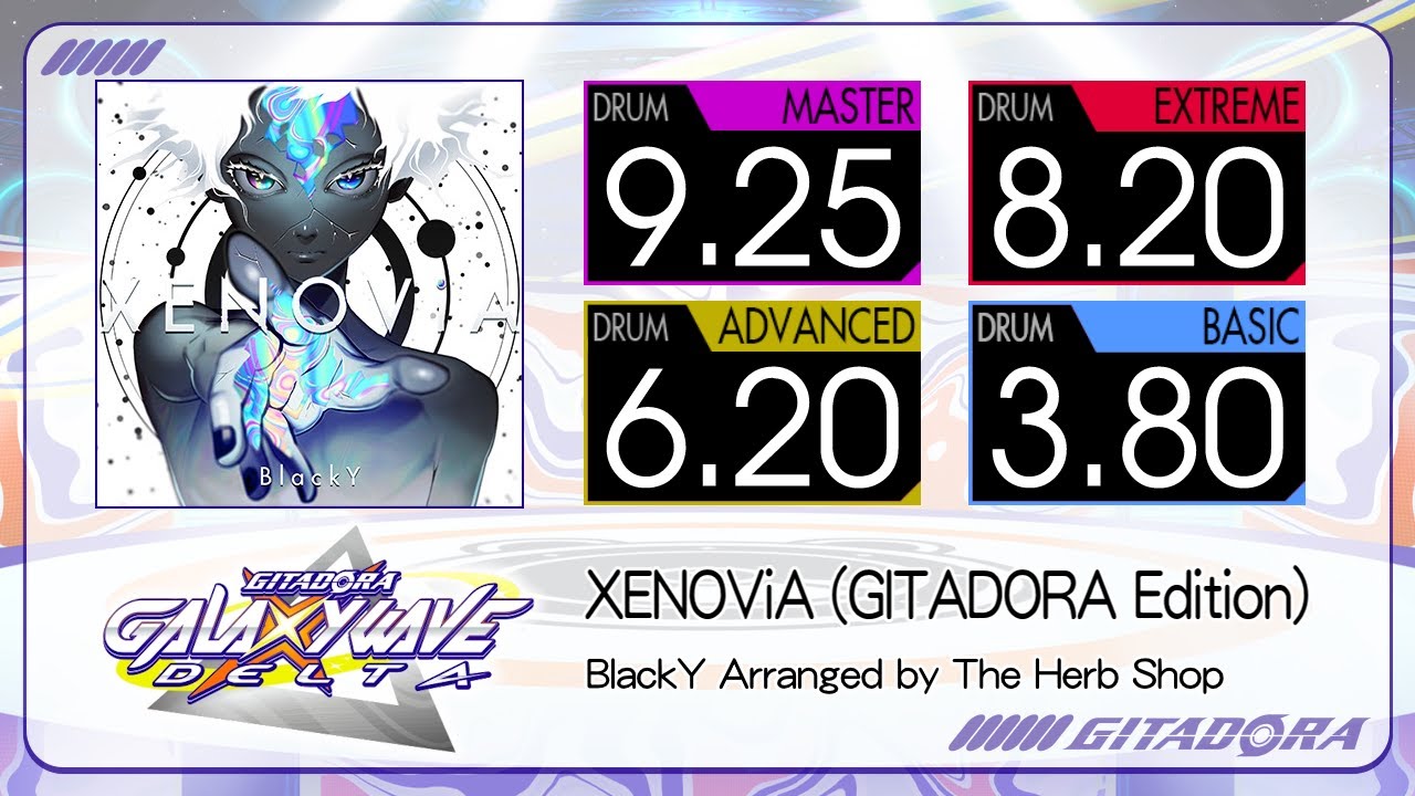 【GITADORA】 XENOViA (GITADORA Edition) (MASTER ~ BASIC) Drum