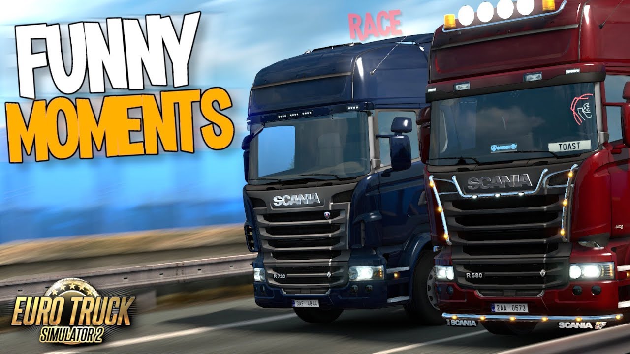 Funny Moments & Random Fails #2 | Euro Truck Simulator 2 Multiplayer | Toast