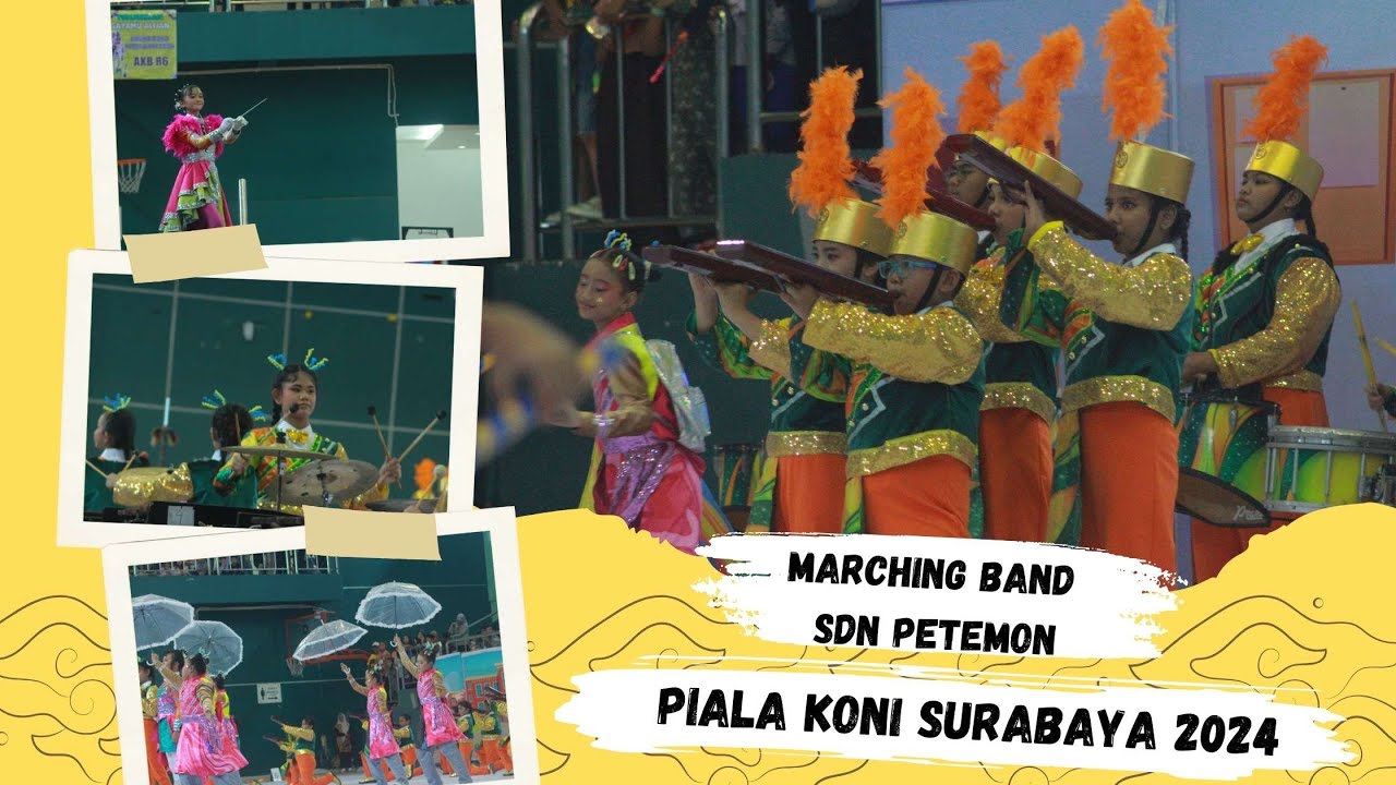 SDN PETEMON SURABAYA - JUARA 1 DISPLAY KLASEMEN SD NON BRASS - PIALA KONI SURABAYA 2024