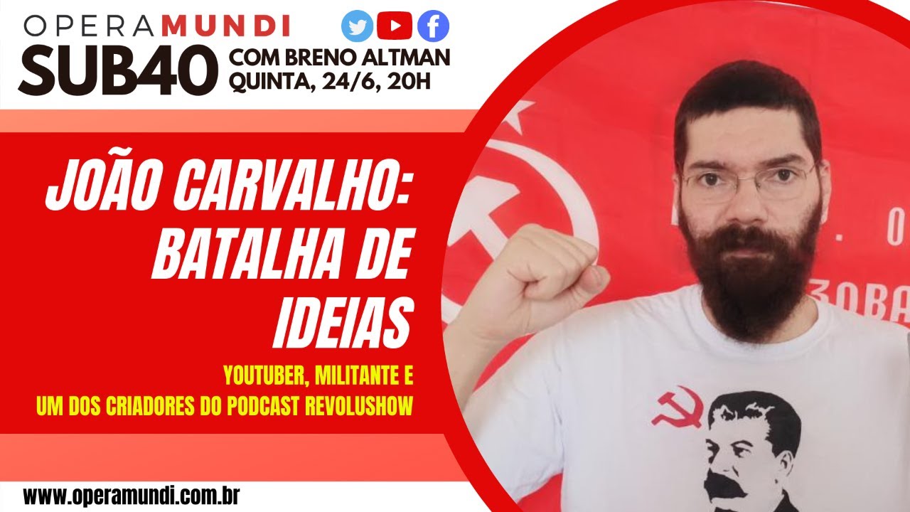 ENTREVISTANDO JOÃO CARVALHO: BATALHA DE IDEIAS - Sub40