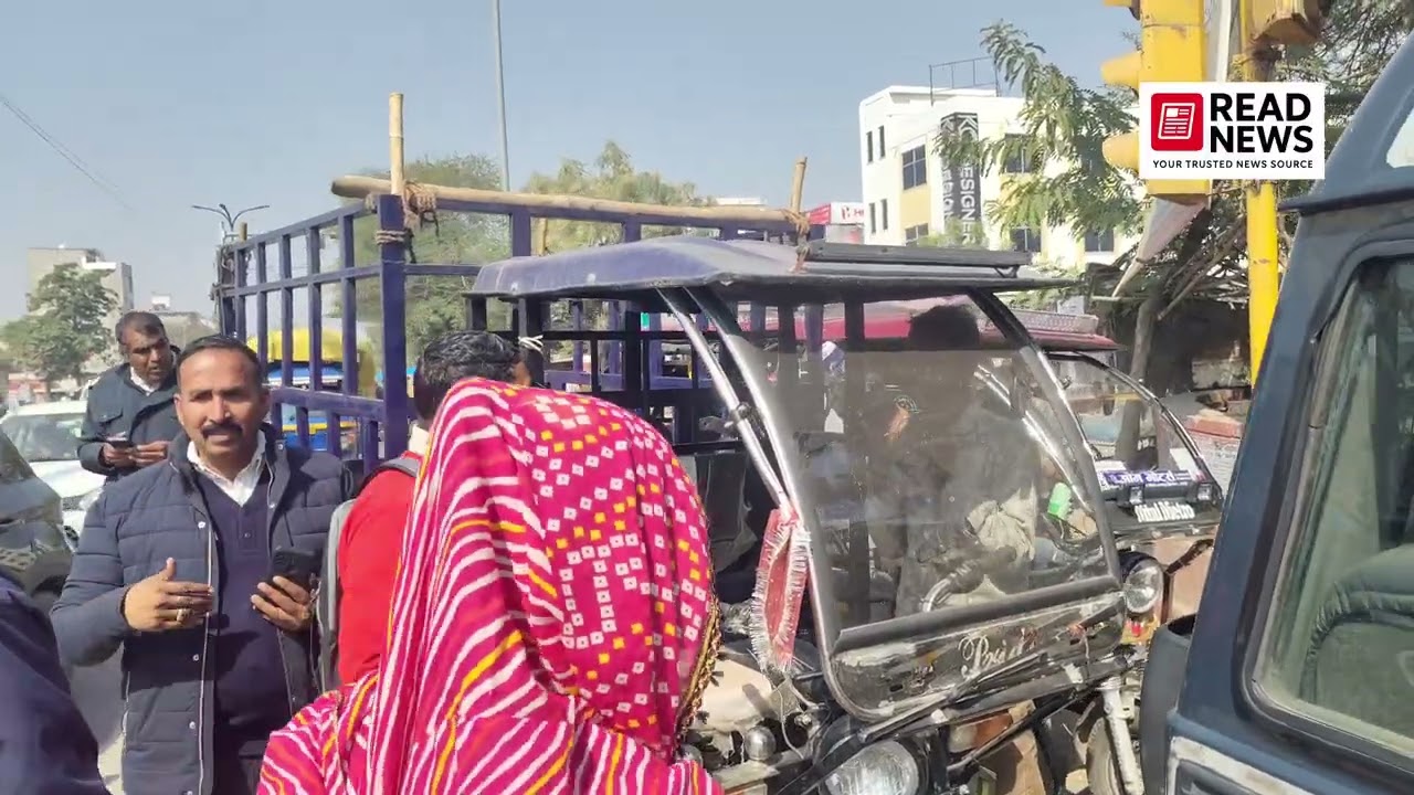 जयपुर में ई रिक्शा की कार्रवाई बिना नंबर प्लेट चलते हुए मिले कई ई रिक्शा चालक देखिए खास रिपोर्ट