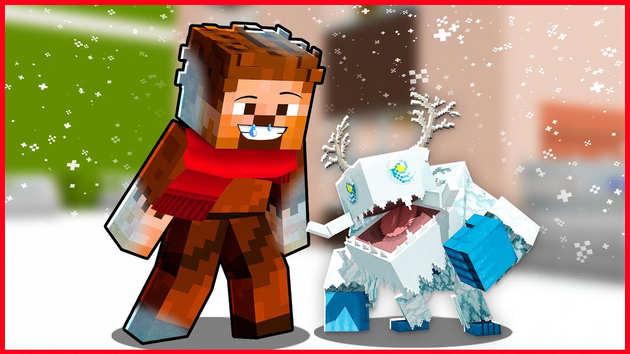 FAKİR KAR CANAVARI EVLAT EDİNDİ! 😂 - Minecraft