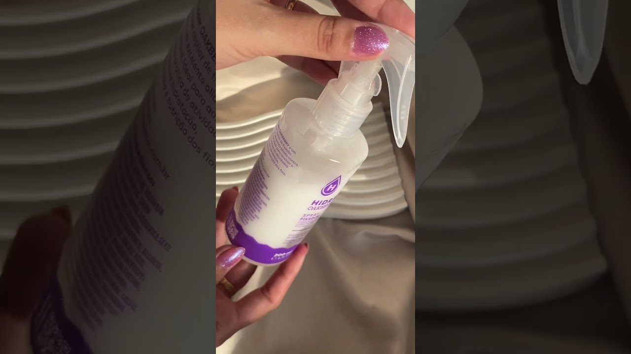 SPRAY FIXADOR - HIDRATEI (CUPOM: BIAIZA) #haircare #cabelo