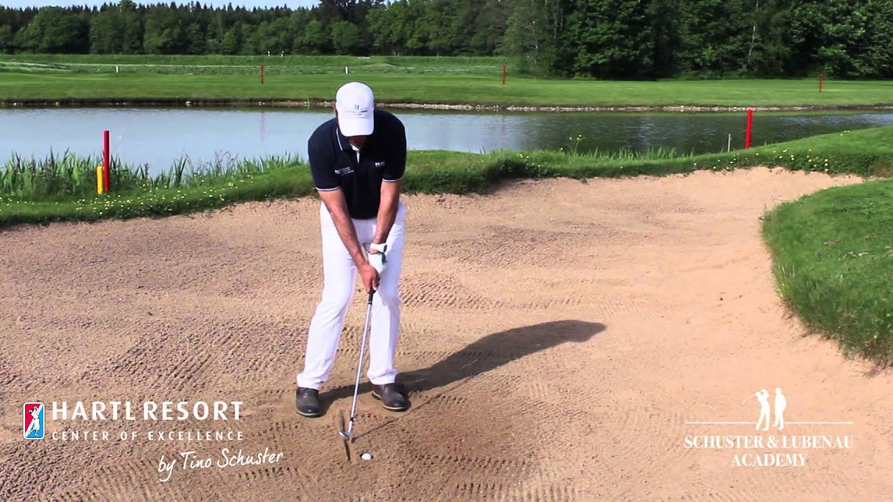 Eingebohrter Ball Bunker