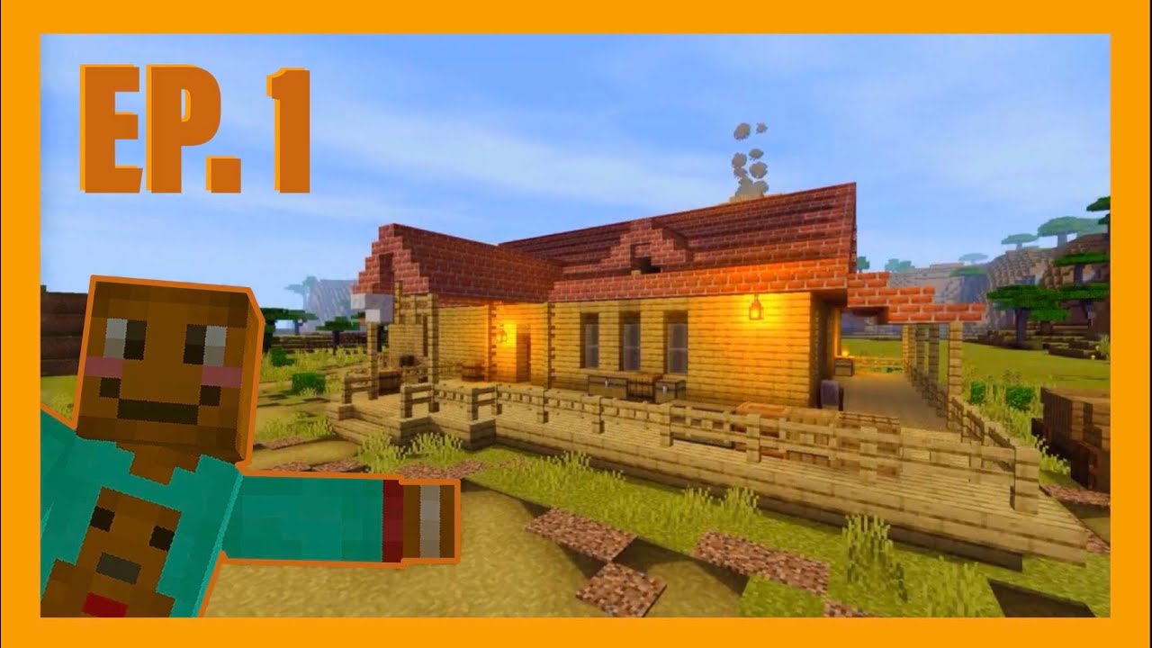 RDR2 Map in Minecraft | How to Build JOHN MARSTON'S House | P.1 | Tutorial