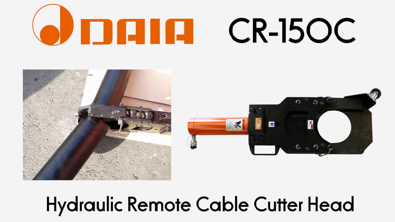 Daia CR-150C Hydraulic Remote Cable Cutter Head