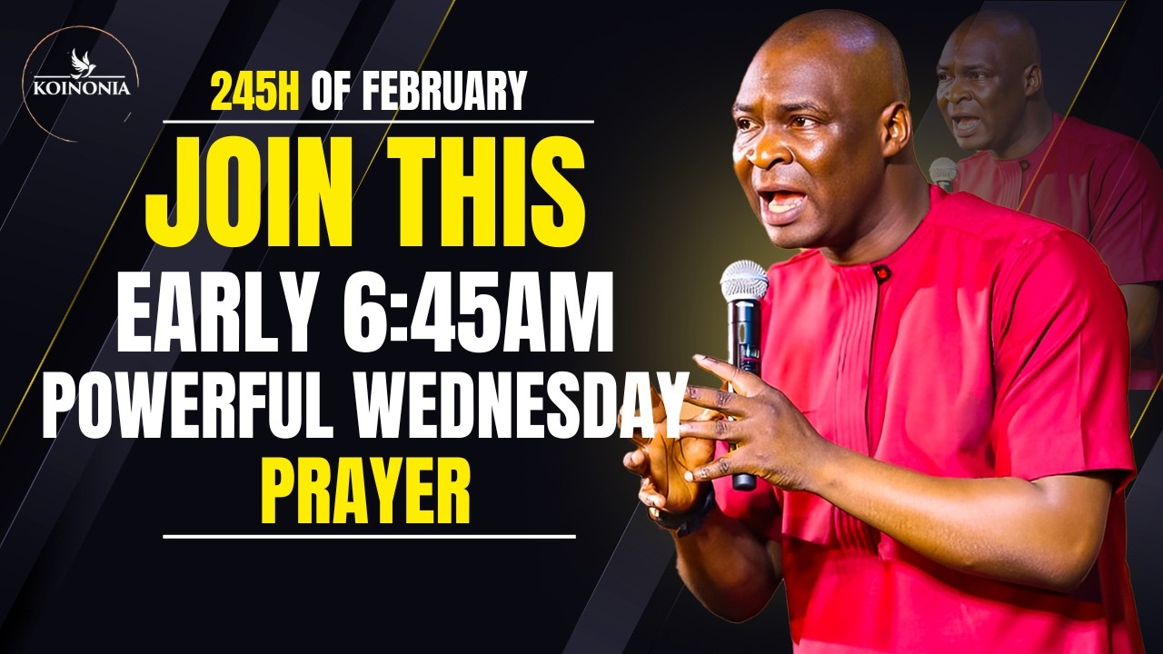 MORNING 6:45AM PRAYER FOR TODAY 🔥 Start Your Day With God | Apostle Joshua Selman | Koinonia Global