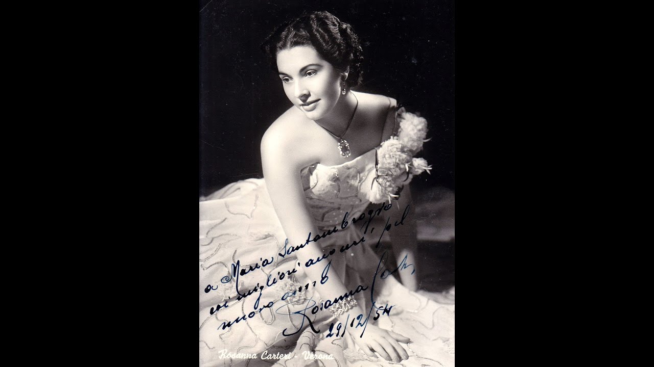 Rossini:   Guglielmo Tell  -  Selva opaca, deserta brughiera  -   Rosanna Carteri, soprano